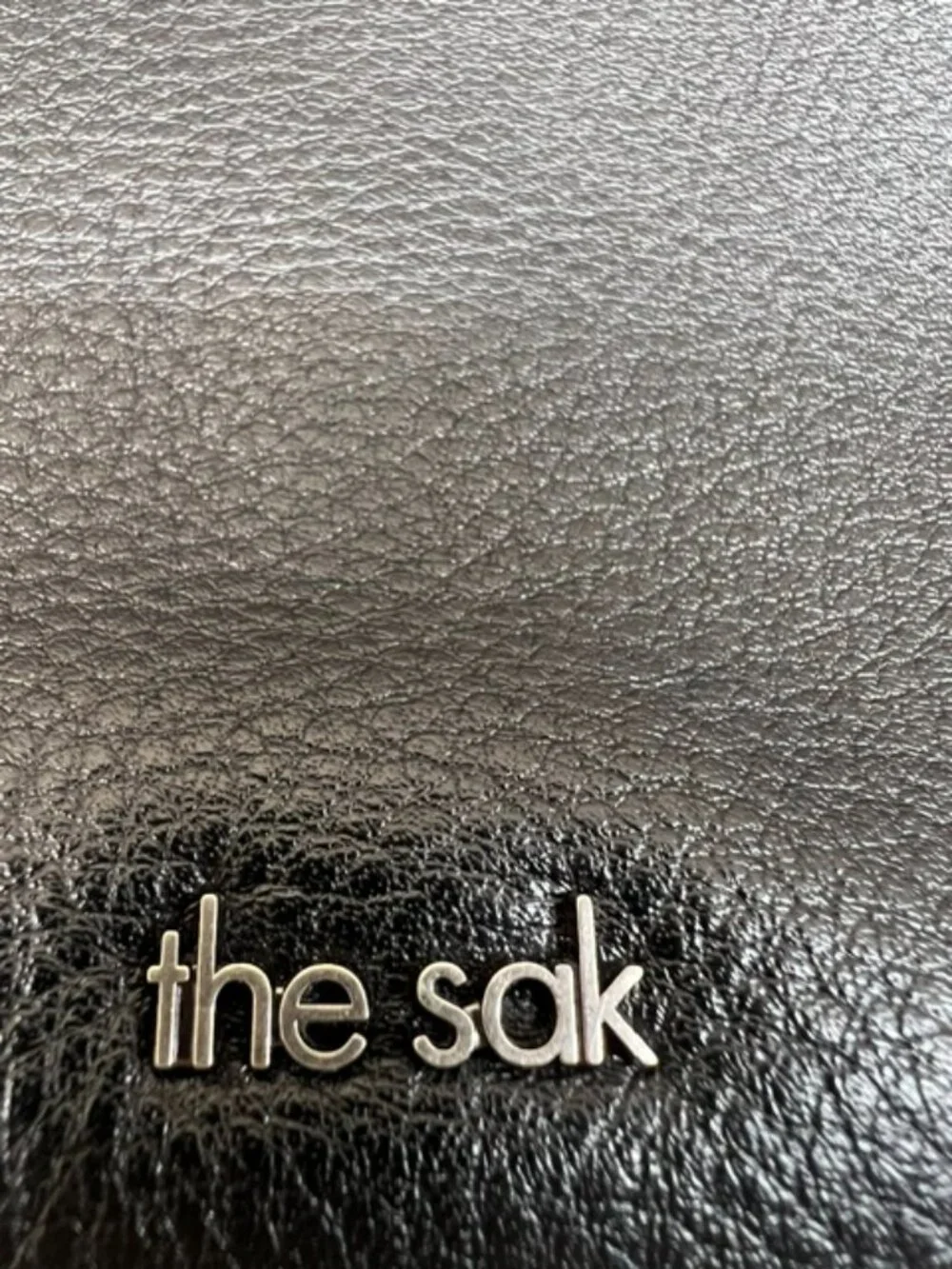 The Sak Jasmine Pebbled Black Leather Hobo Bag